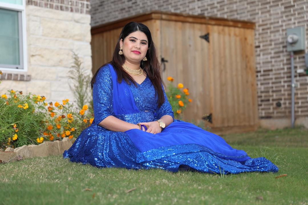 Photo sapphire dress