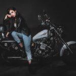 Photo black biker jacket
