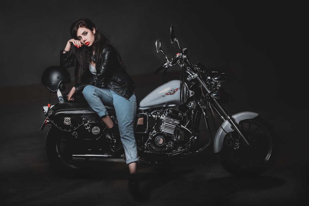 Photo black biker jacket