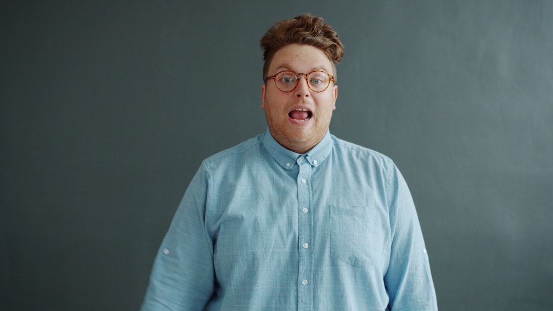 Photo blue shirt